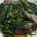 รูป Cooksnap ของ 👩‍🍳 Nengenjoyeatting เมื่อเขาทำ ผัดดอกไม้กวาดหมูสับ