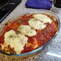 El cooksnap de Maia Rolando cuando hizo Lasagna de berenjenas con jamón y queso. Una delicia 😋.