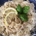 Gábor Évi Cooksnap-ja, amikor elkészítette a(z) Halas tészta receptet.