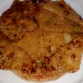 Khushi miglani 's cooksnap of when they made Gobhi parantha.
