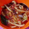 Cooksnap dari Nur Hana untuk resep Cumi Saos Padang Resep Chef Devina