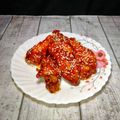 Cooksnap shazrina semasa beliau membuat Ayam Korea 🌶.