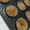 El cooksnap de Ferchus cuando hizo Cupcake de manzana con crumble.