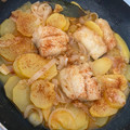 El cooksnap de Laura Arual cuando hizo Bacalao a la gallega.
