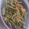 El cooksnap de celia.esn cuando hizo Pasta con pesto y salmón.