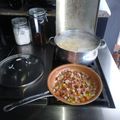 El cooksnap de Arnaldo Valdes cuando hizo Tallarines cubanos.