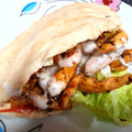 El cooksnap de Evita cuando hizo Gyros de pollo en pan pita.