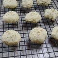 El cooksnap de María Luján Borrelli cuando hizo Galletitas de queso.