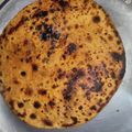 Rani Paal का कुकस्नैप जब उन्होंने चीनी का पराठा (Chini ka paratha recipe in hindi) बनाया था।