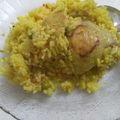 El cooksnap de Micaa Viscarra cuando hizo Arroz con pollo y azafrán!.