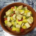 El cooksnap de Gilbert (Aprenent a la vida 📚♻️☯️) cuando hizo Tofu con piña.