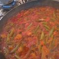 El cooksnap de James MacAllan cuando hizo Ejotes entomatados.