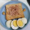 愛吃的小芸 的 ｜早餐系列｜x 鮪魚起司蛋吐司 cooksnap