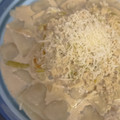 El cooksnap de Verito MB cuando hizo Salsa de puerro para pasta.
