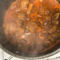 El cooksnap de Tania Torres cuando hizo Costilla de puerco en salsa roja.