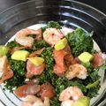 El cooksnap de jmdkas cuando hizo Ensalada de kale con salmón y vinagreta de sésamo.