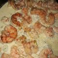 El cooksnap de Eugenia Molina cuando hizo Langostinos a la crema de ajillo 🦐.