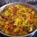 El cooksnap de Gema Pérez cuando hizo Paella de pollo y verduras.