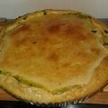 El cooksnap de Teresita Feliz cuando hizo Pascualina de espinacas y ricota.