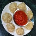 Dishu Arora का कुकस्नैप जब उन्होंने मोमोज (momos in recipe Hindi) बनाया था।