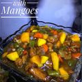 Tania Anjum Qureshi's cooksnap of when they made Mango Chicken.