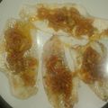 El cooksnap de Merchi Cruz Vazquez cuando hizo Merluza con refrito de ajo y cebolleta al pimentón.