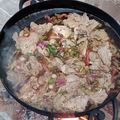 El cooksnap de Gastón Zencic cuando hizo Bondiola a la cerveza al disco. 🥘.