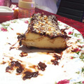 El cooksnap de El Apañao cuando hizo Puding de pan con almendra y chocolate.