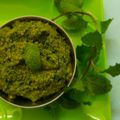 Priyaramesh Kitchen's cooksnap of when they made # flavourful புதினா கொத்தமல்லி துவையல்.