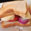 SHYAMALI MUKHERJEE's cooksnap of when they made চিলি পনির এন্ড এগ স্যান্ডউইচ (chili paneer and egg sandwich recipe in Bengali).