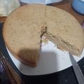 El cooksnap de KAREN G HERNANDEZ cuando hizo Queque de avena con plátano 💁🍞🍌.