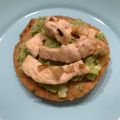El cooksnap de Mireia cuando hizo Suyapas (Tortillas de maíz hondureñas con guacamole y pollo).