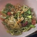 El cooksnap de Eduardo Agudo Alba cuando hizo Ensalada tibia Lazos vegetal pollo, roquefort, cherry.