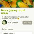 Cooksnap dari Insan Fathir Mulk untuk resep Nastar jagung renyah uenak
