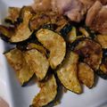喜八＆Hacchi's cooksnap of when they made 無限★ズッキーニ！カレーチーズ焼き。.