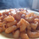 El cooksnap de Génesis Muñoz cuando hizo Fideos con salsa de tomate y salchichas.