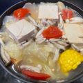 Viki自由揮灑kitchen 的 意外好喝の蕃茄豆腐湯～ cooksnap