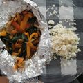 El cooksnap de jackeline morales cuando hizo Filete de pescado a vapor con verduras.