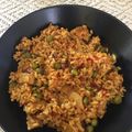 El cooksnap de Las cosas de Jenni 👩🏽‍🍳 cuando hizo Arroz integral con pollo, judías verdes y alcachofas.