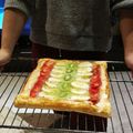 El cooksnap de Maria Isabel Ruz Diaz cuando hizo Tarta de con hojaldre frutas y crema pastelera (Monsieur Cuisine).
