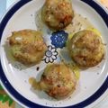 El cooksnap de lilia ramirez cuando hizo Champiñones rellenos de jamón.