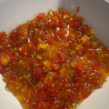 El cooksnap de Saioa cuando hizo Confitura agridulce de pimiento.