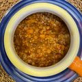 El cooksnap de Sommelier del Asado cuando hizo Lentejas con salchicha.