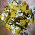 Asha Sharma's cooksnap of when they made Khandvi.