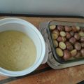 El cooksnap de Margarita cuando hizo Confit de pato con puré de piña.