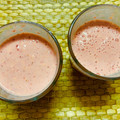 El cooksnap de Irene-Guirao cuando hizo Batido de Fresas - antes de hacer deporte.