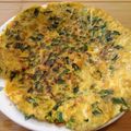 黑皮白牙 的 韭菜煎蛋（使用滿漢電火鍋） cooksnap