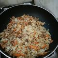 El cooksnap de Sabri Carrizo Farías cuando hizo Arroz con cerdo y vegetales al wok.