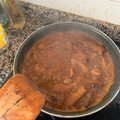 El cooksnap de Laura cuando hizo Secreto ibérico en salsa.