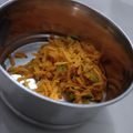 Aaarti gupta का कुकस्नैप जब उन्होंने मूली का लच्छा (mooli ka lacha recipe in Hindi) बनाया था।